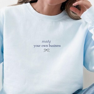 Embroidered Mahjong Sweatshirt, Comfort Colors Sweatshirt Mahjong Apparel Gift, Mahj Girls Game Night Accessories