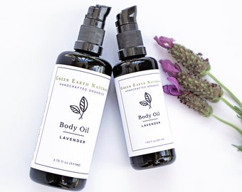 Lavender Organic Body Oil to Repair and Heal the Skin
