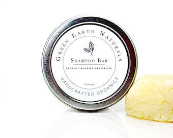 Shampoo Bar with moisturizing natural quinoa and baobab proteins, oils, and butters | SLS and Paraben free