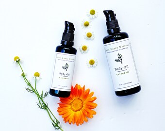 Calendula Organic Moisturizing Body Oil to Repair and Heal the Skin