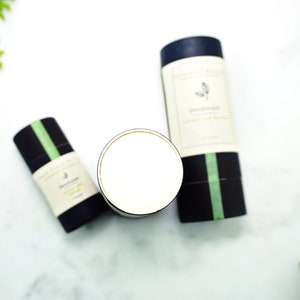 Juniper and Balsam Deodorant Organic and vegan ingredients Aluminum free and non-toxic Sustainably packaged and plastic free image 3