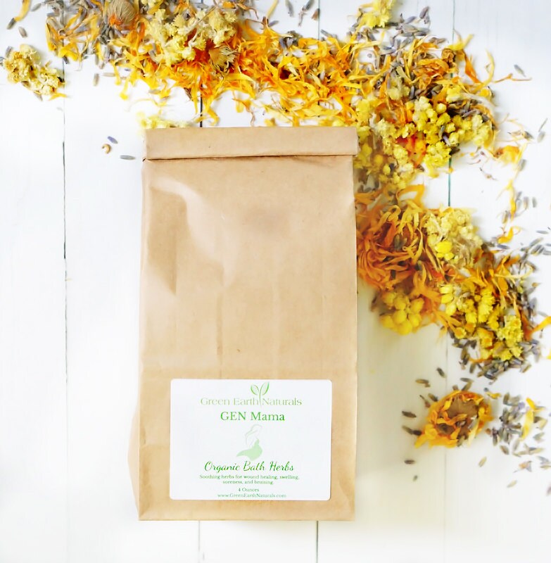 Postpartum Bath Herbs Herbal Sitz Bath Organic Bath Etsy