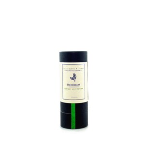 Juniper and Balsam Deodorant Organic and vegan ingredients Aluminum free and non-toxic Sustainably packaged and plastic free image 9