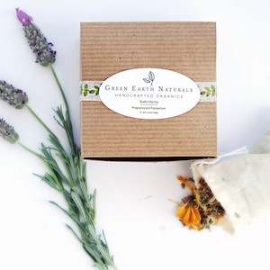 Postpartum Organic Bath Herbs Set | A Perfect Herbal Sitz Bath And Soak Herbal Soak For Postpartum Healing