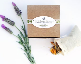 Postpartum Organic Bath Herbs Set | A Perfect Herbal Sitz Bath And Soak Herbal Soak For Postpartum Healing