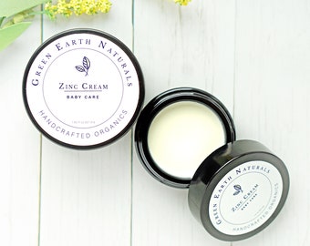 Organic Non-Nano Zinc Oxide Diaper Rash Cream | Calendula and Chamomile Soothing Herbal Rash Cream | Natural Skin Care For Your Baby