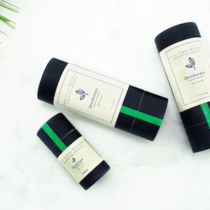 Spruce Natural Deodorant | Organically Handcrafted with Vegan Ingredients | Plastic free and Zero Waste Container