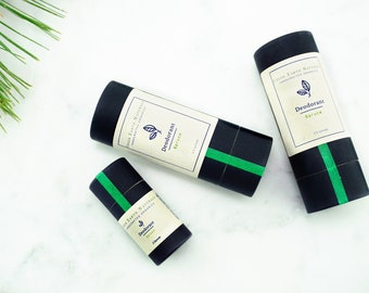 Spruce Natural Deodorant | Organically Handcrafted with Vegan Ingredients | Plastic free and Zero Waste Container