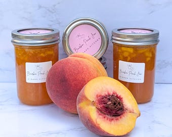 Homemade Bourbon Peach Jam