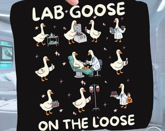 Silly Goose Phlebotomist PNG | Funny Phlebotomy Week Nurse Sublimation Design