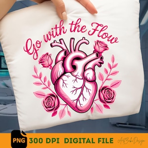 Anatomical Heart PNG: CVICU Nurse Sublimation Design (Digital Download)