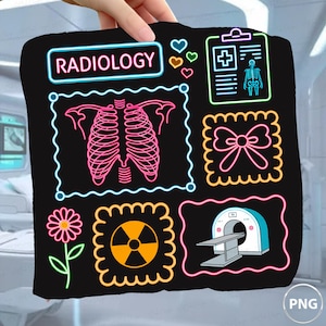 Rad Tech PNG: Comfort Colorsシャツ用のおもしろい放射線科デザイン（デジタルダウンロード）