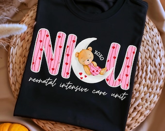 XOXO NICU Nurse Valentine PNG |  Bear Neonatal Design