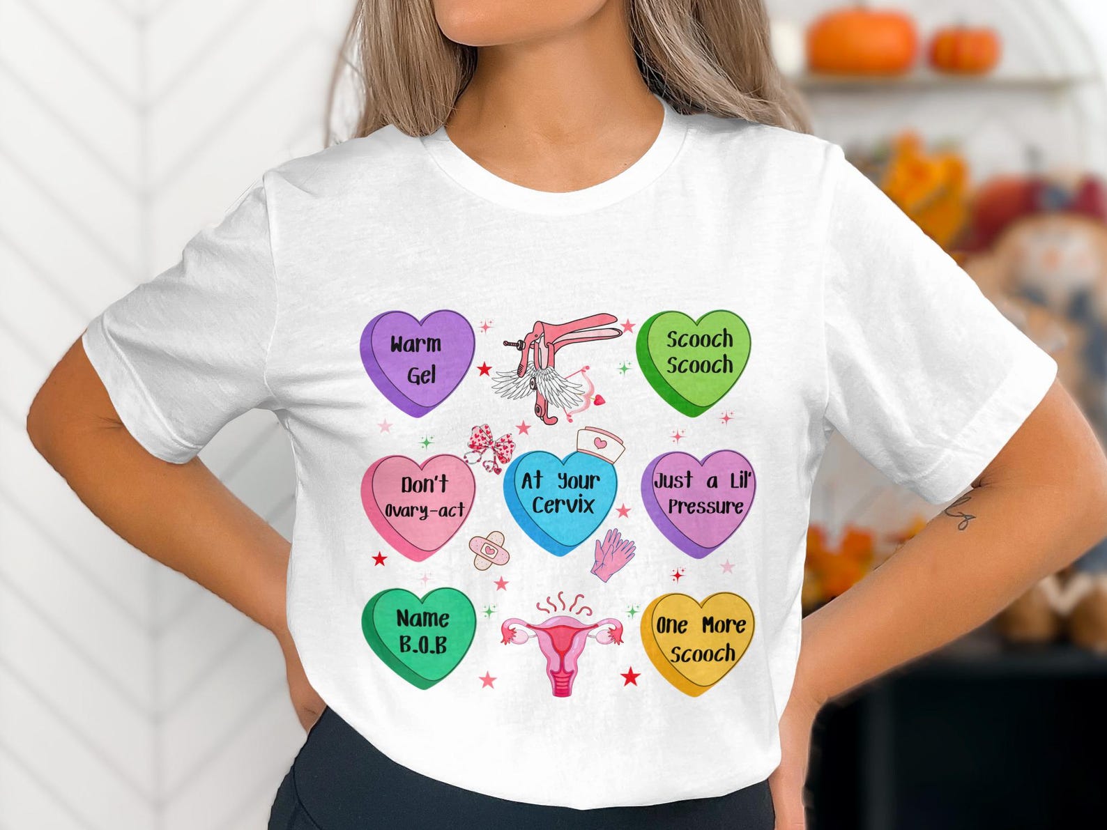 OBGYN Nurse Candy Heart Valentine PNG | Funny Gynecology Design - Etsy