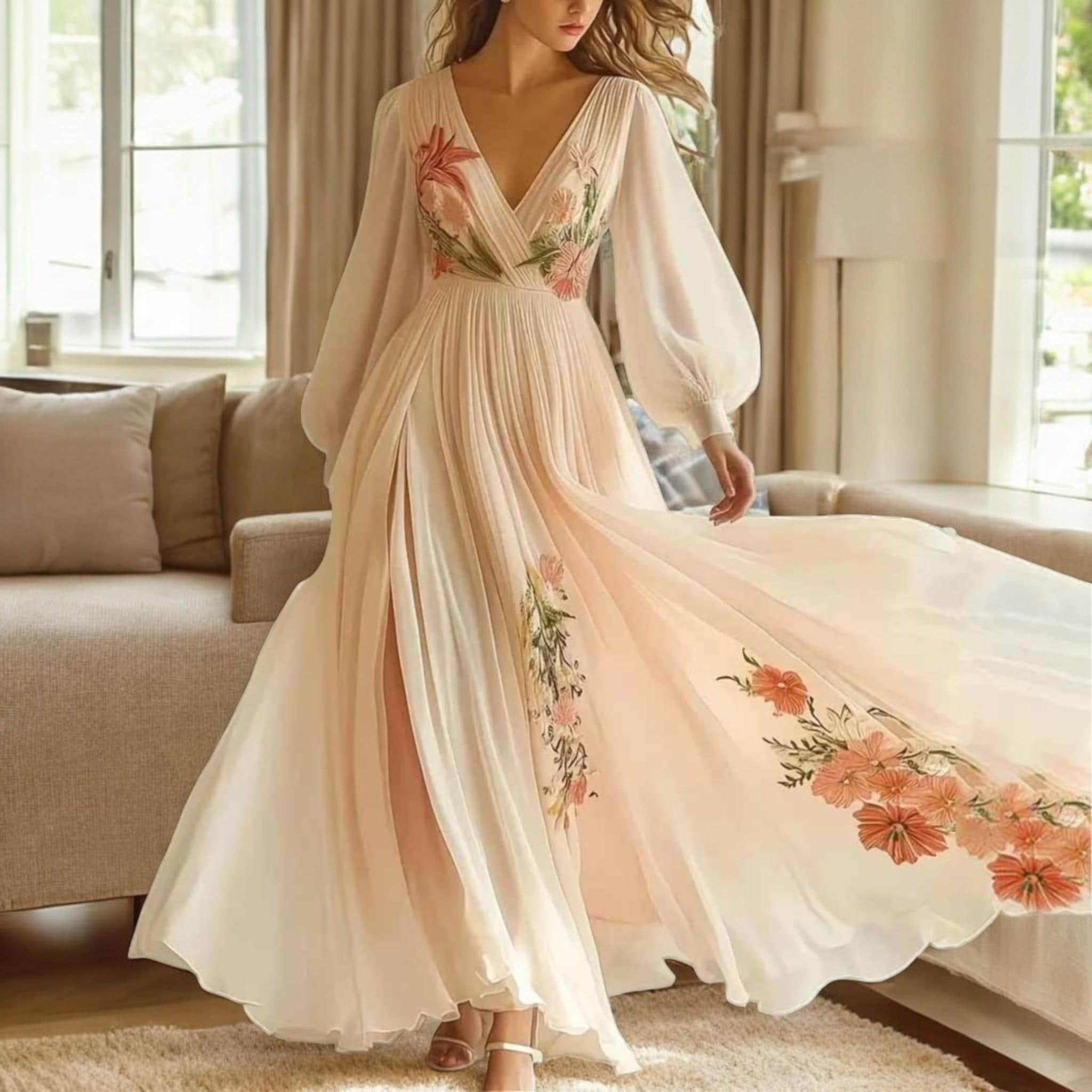 Flower Petal Dress - Etsy Canada