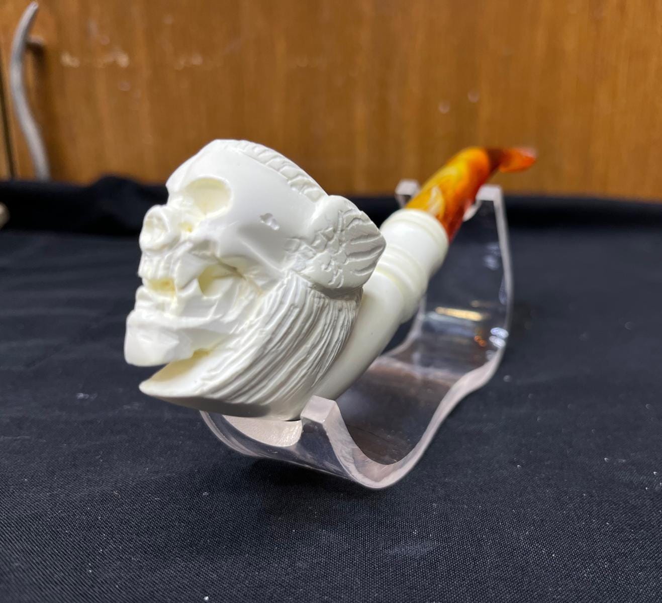 skull pipe in other collectible tobacco pipes Meerschaum Skull Pipe | Handmade