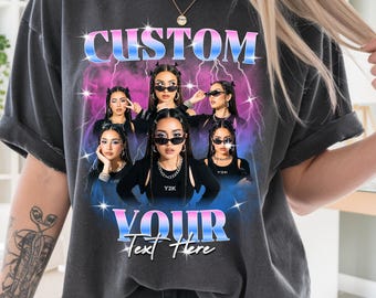 Custom Y2K Photo Collage DTF Transfer • Personalized Retro Portrait Shirt Design • Ready to Press