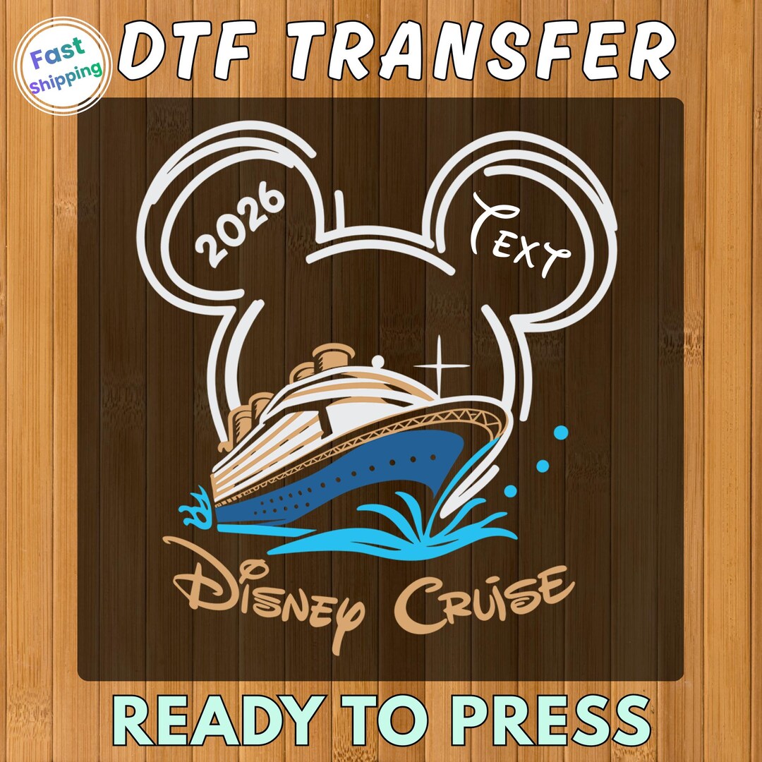 Family Cruise Vacation DTF Transfer 2026 | Custom Ship Trip Design ...