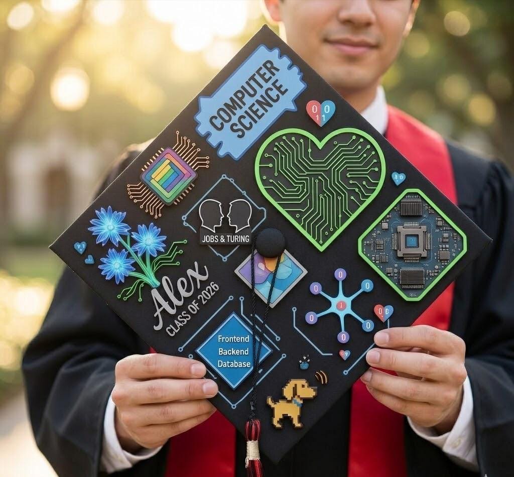 Computer Engineer Toppers Custom Computer Science Graduation Cap Topper, Custom Software Engineer ...