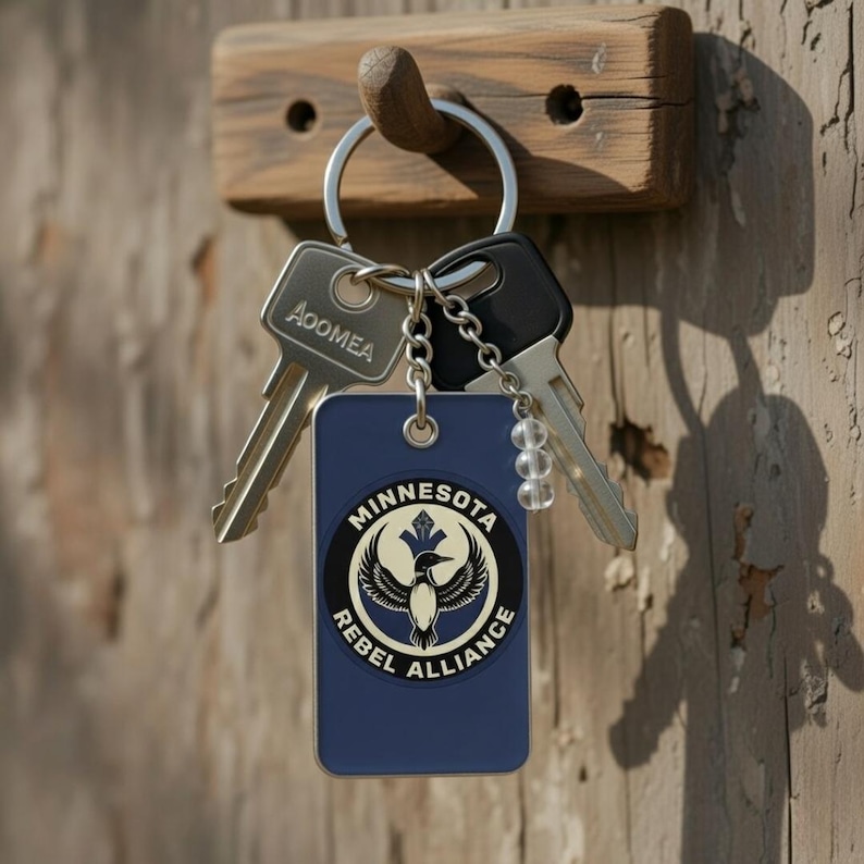 Minnesota Rebel Loon Acrylic Keychain, Anti ICE Anti MAGA Protest ...