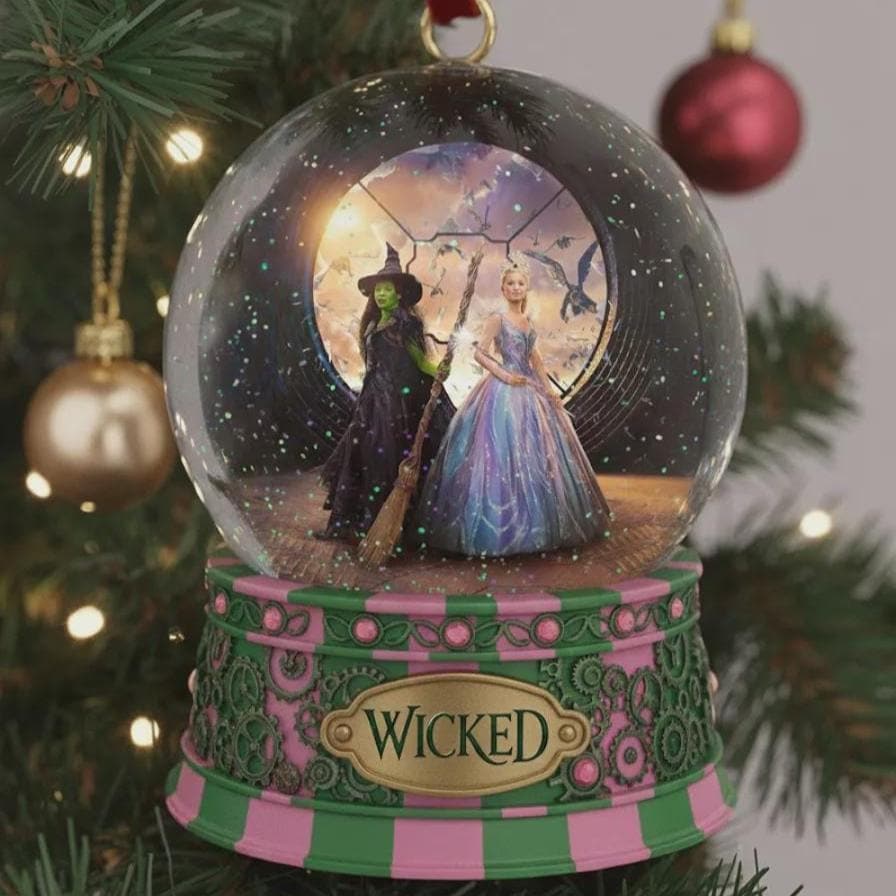 【ニノミー】Wicked スノードーム オルゴール ブロードウェイ Wicked musical snow globe - Etsy 日本