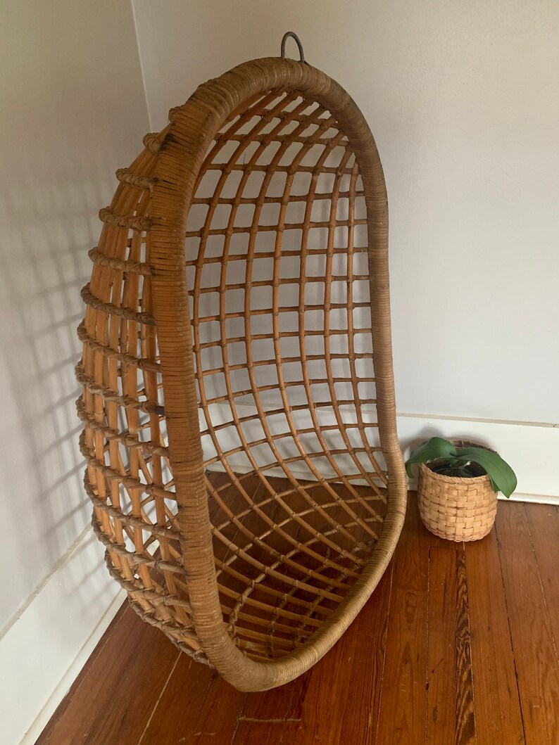 Vintage Swing Chair MCM Hanging Chair Boho Hanging Chair Etsy
