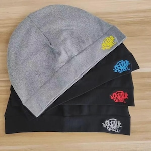 帽子 Syna OG Syna Skull Cap Syna Skull Cap - Grey/Black | No Sauce The Plug