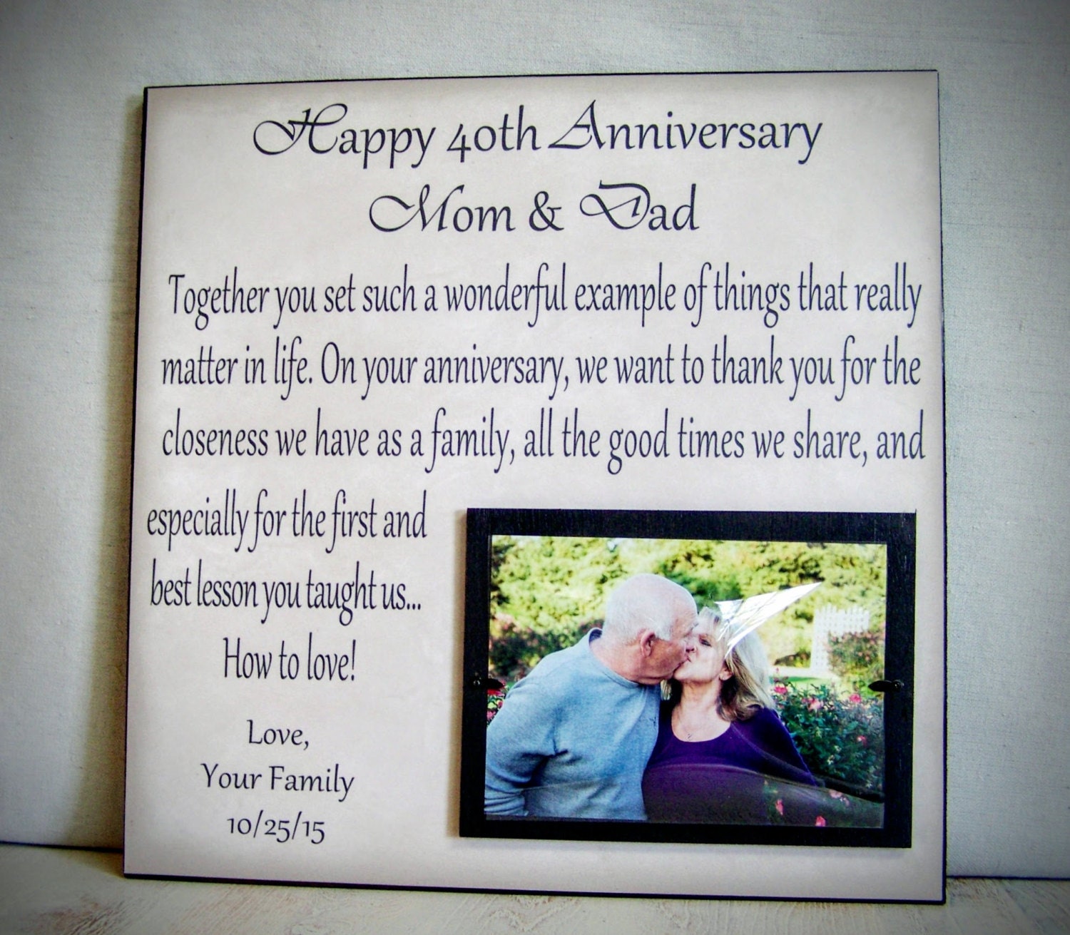 Anniversary Gift For Pas Mom Dad Anniversary Gift For Pas Mom Dad Personalized Picture Frame 12x12 Idea