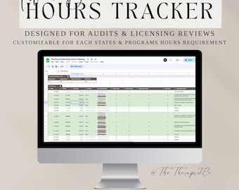 Clinical Hours Log | Internship & Practicum Tracker (PDF Pattern) - Etsy