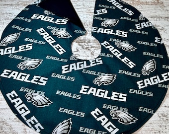Philadelphia Eagles Mini Tabletop Christmas Tree Skirt NFL Decor