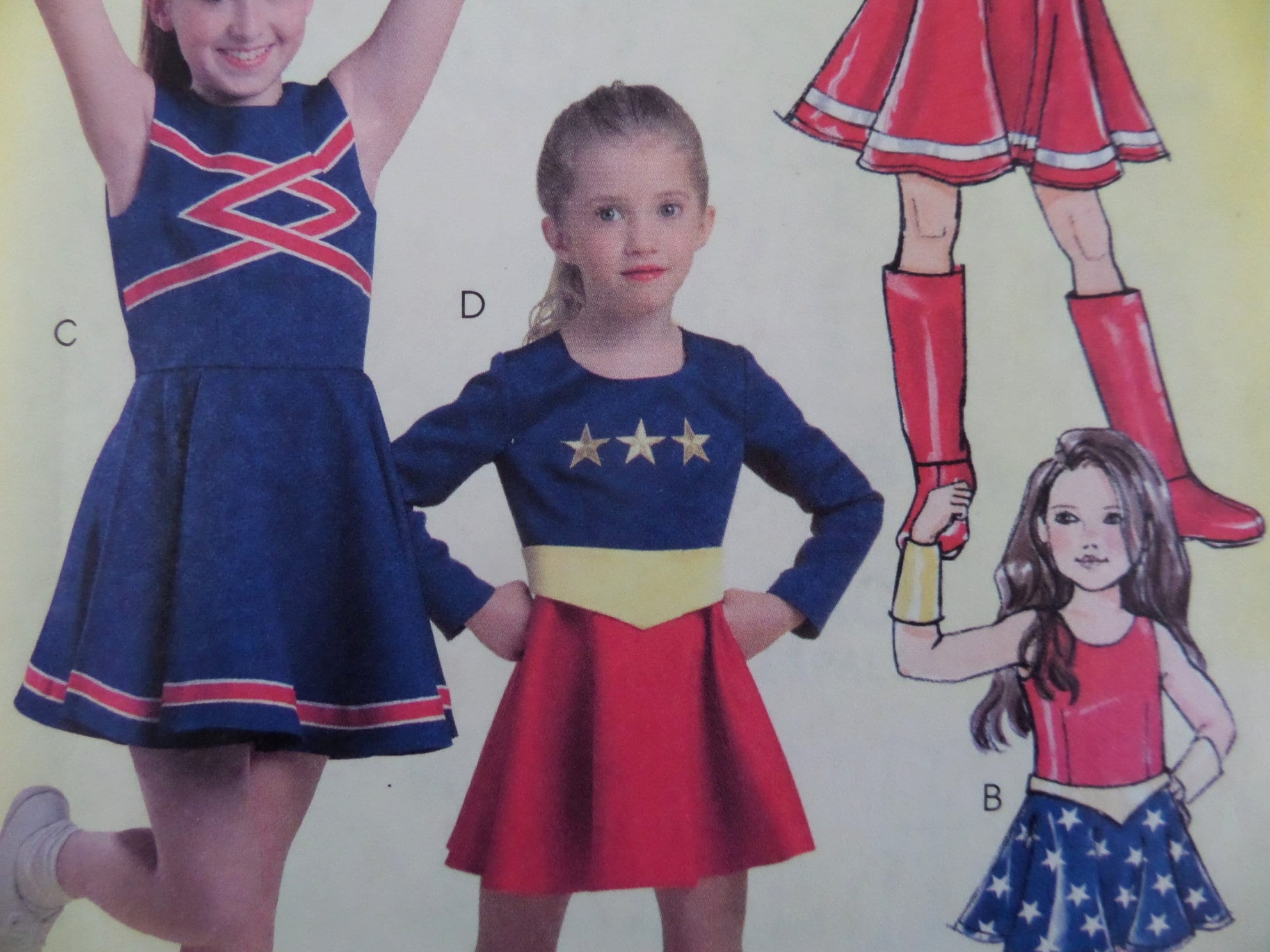 CHEERLEADER COSTUME Pattern McCalls 5727 Girls 714 Etsy