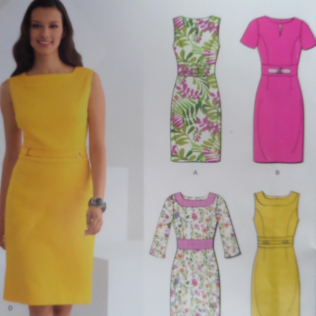 Midriff Band Dress Pattern: New Look 6023, Miss 6-16, Uncut, Princess ...
