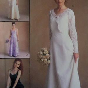 McCalls 9700 Princess Seam Dress Pattern: Miss 8-12, Lace Jacket