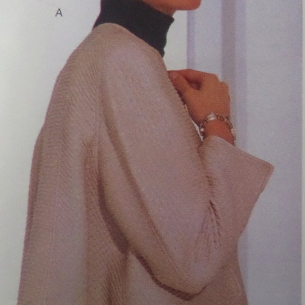 A LINE JACKET Pattern • Vogue 2232 • Miss S-XL • Geoffrey Beene • Shaped Hem Jacket • Sewing Patterns • Designer Patterns • WhiletheCatNaps