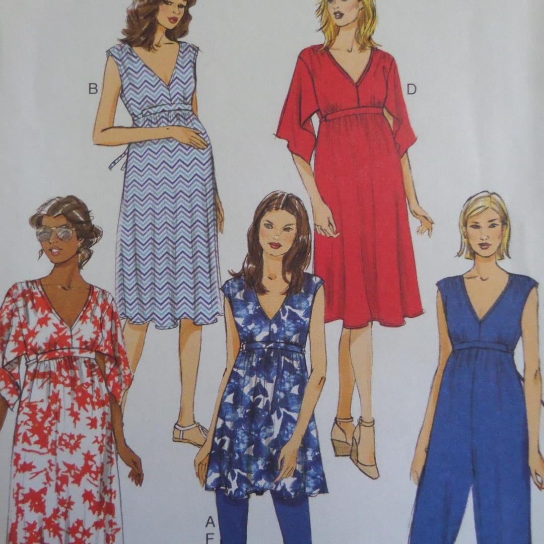 Maternity Sewing Pattern: Butterick 6226, Miss Sizes, Uncut, Jumpsuit ...