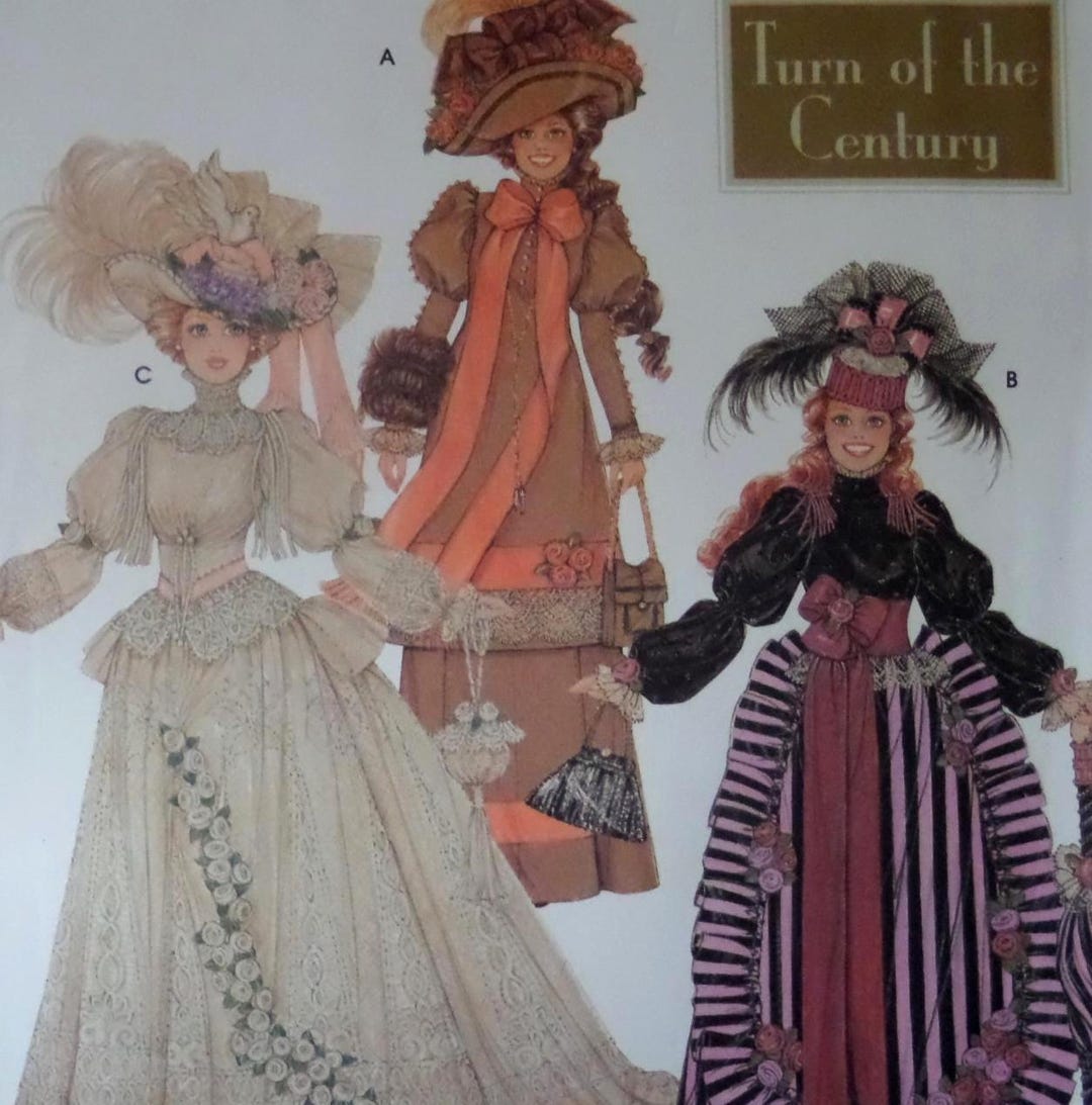 Fashion Doll Clothes Pattern: Simplicity 9522 | 0684, Uncut, Historical ...