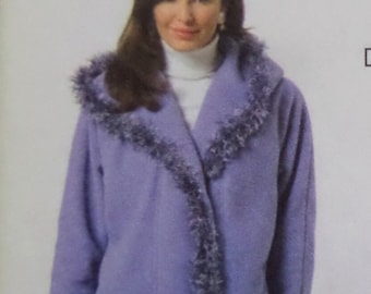 McCalls 4975 HOODED JACKET Pattern • Miss S-L • Loose Fit Jacket • Belt Close Coat • Sewing Patterns • Womens Patterns • WhiletheCatNaps