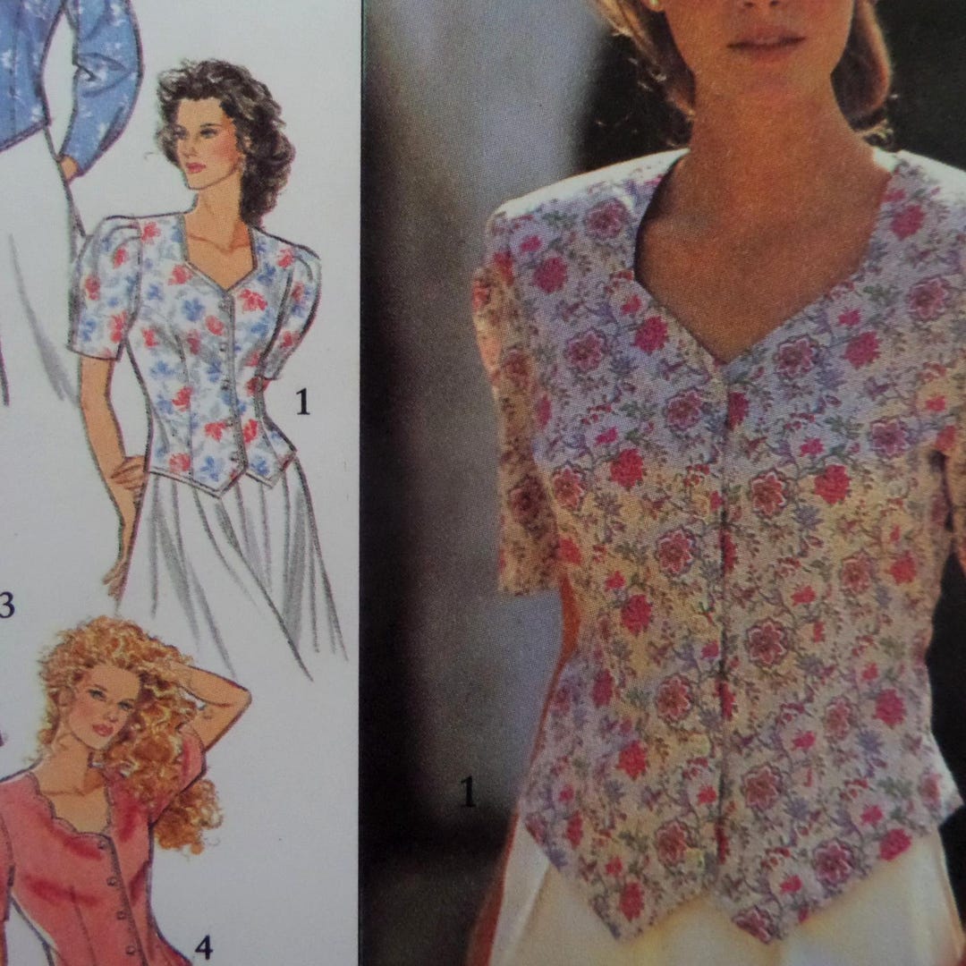 DART FIT TOP Pattern • Style 2755 • Miss 6-18 • Scalloped Neck ...