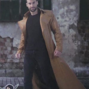 Long Coat Costume Pattern: McCalls 7374, Mens Sizes, Uncut, Fitted, Lined, Split-Tail, Cosplay, Sewing Patterns, WhiletheCatNaps