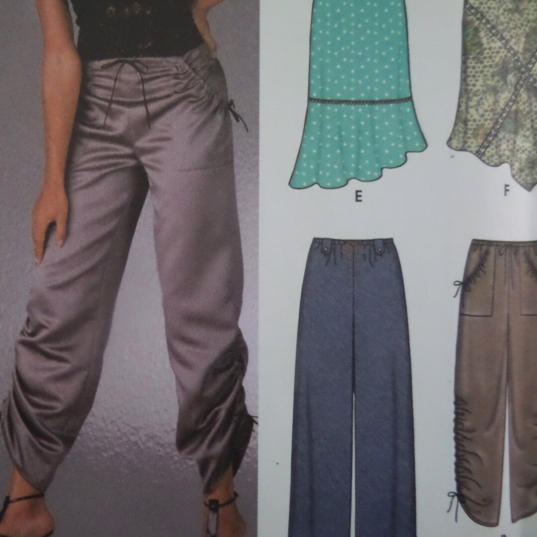 Drawstring Pants Pattern: Simplicity 5256, Miss 12-18, Uncut, Pull-on ...