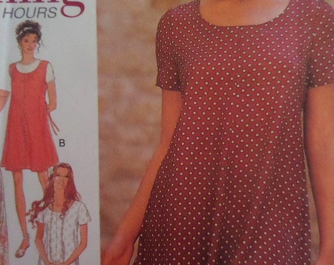 TENT DRESS Pattern • Style 2570 • Miss S-XXL • Pullover Dress • Tie ...