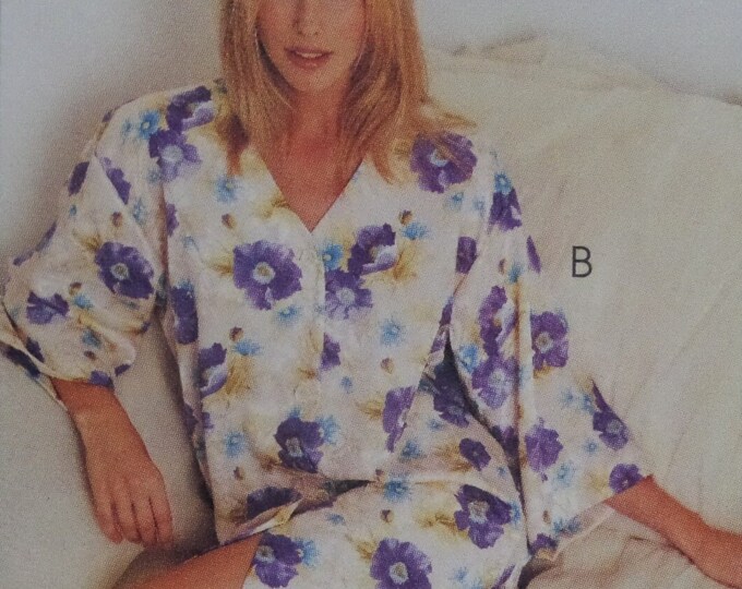 BUTTON ROBE Pattern • Mccalls 8569 • Miss M 12-14 • Loose Fit Robe ...