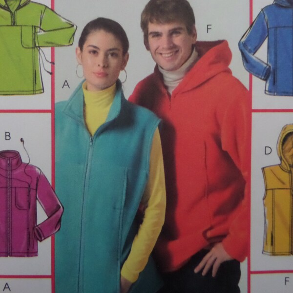 Fleece Jacket Pattern Etsy