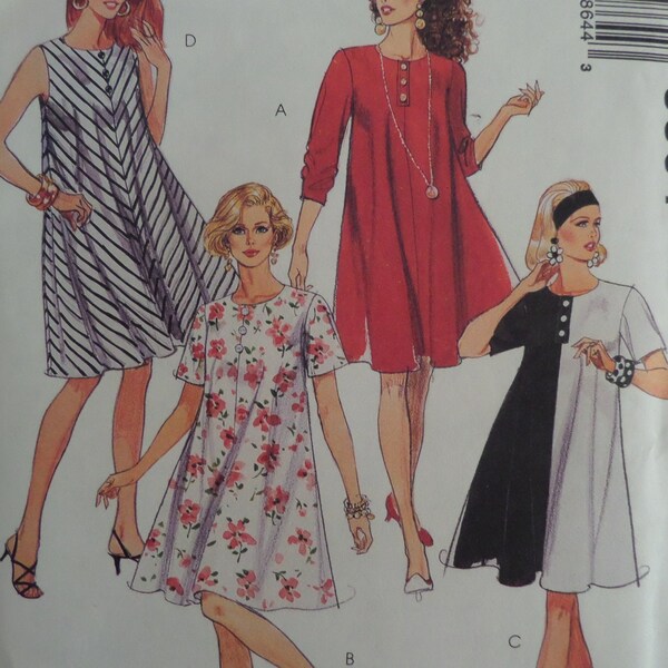 TENT DRESS Pattern • McCalls 5864 • Miss 18-24 • Loose Fit Dress • Swing Dress • Sewing Patterns • Womens Patterns • WhiletheCatNaps