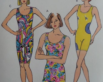 UNITARD Pattern • Kwik Sew 2109 • Miss XS-L • Longline Unitard • Scoop Neck • Unitards • Sewing Patterns • Womens Patterns • WhiletheCatNaps