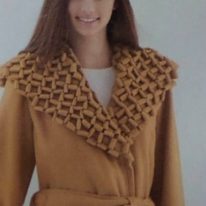 FLEECE WRAP JACKET Pattern • Simplicity 2208 • Miss Xs-Xl • Shawl Collar Jacket • Seamstress Patterns • Womens Patterns • WhiletheCatNaps