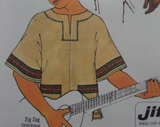 DASHIKI TOP Pattern • Simplicity 6864 • Childs M • Pullover Top ...