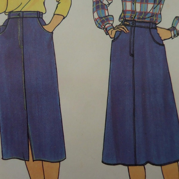 Denim Mini Skirt Sewing Pattern Etsy