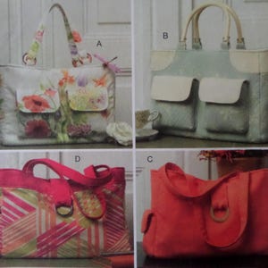 Vogue 8214 Bag Sewing Pattern: Strapped Cloth Purse