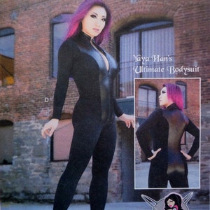 Cosplay Costume Pattern: McCalls 7217, Miss 14-22, Uncut, Close–Fit Bodysuit, Cup Sizes, Invisible Back Zip, Sewing Pattern, WhiletheCatNaps